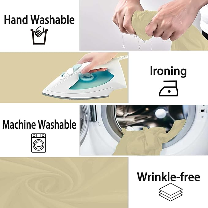 Tan Photography Backdrop for Photoshoot, Photo Backdrop Curtain, Perfect Tan Backdrops for Party Portrait Photoshoots Video Studio 5FTx7FT