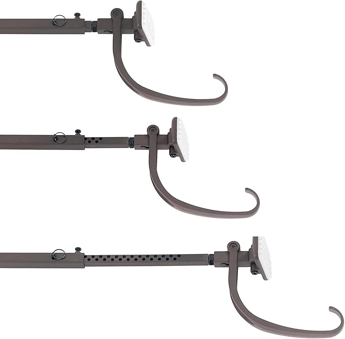 VILLAGE LIGHTING COMPANY [Front Door Garland Hanger] - Adjustable to Different Door Widths | Heavy-Duty Cast Iron | Decorative Christmas Decor | No Nails, Screws, or Damage