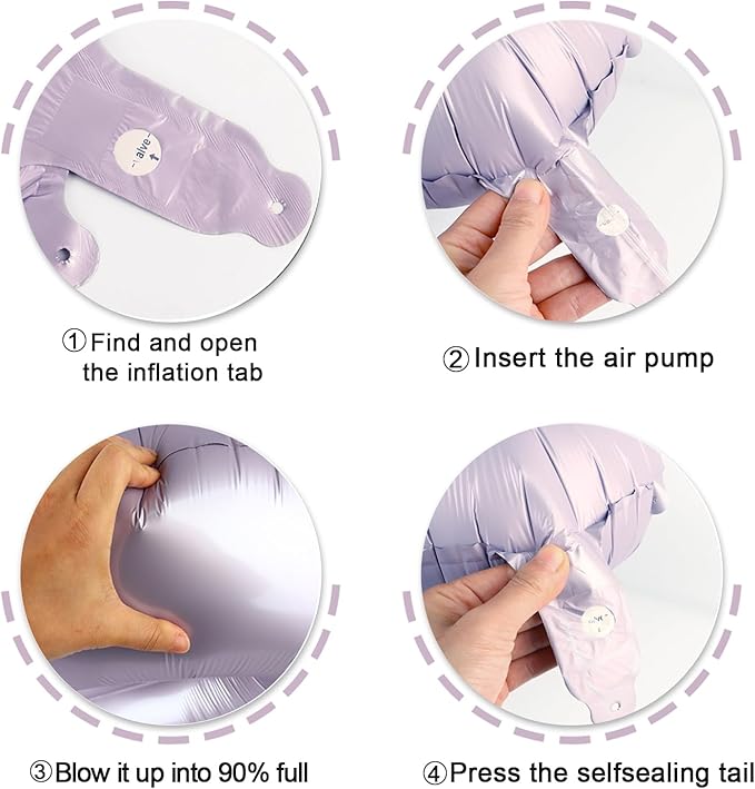 40 Inch Lilac 3 Large Number Balloon, 3 13 23 30 33 36 Lavender Birthday Party Decorations, Number Three Foil Balloons for Anniversary Party Graduations Celebration Supplies