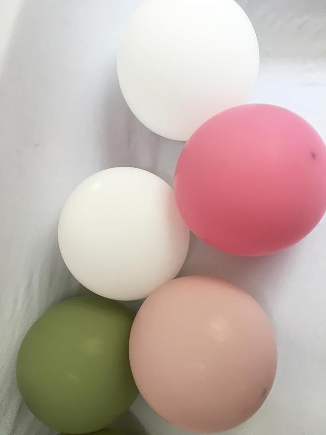 Bachelorette Decorations Pink Green- Bridal Shower Party Decor and Supplies Kit for Wedding With Foil Balloons Table Confetti Scatters Hanging Paper Lantern Tissue Flowers (Sage Green + Rose Pink)