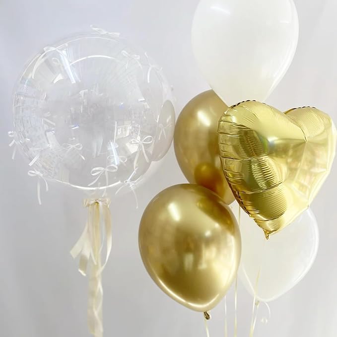 Gold Heart Balloons,12Pcs 18 Inch Metallic Gold Foil Love Heart Shaped Balloons for Birthday Party Wedding Engagement Anniversary Graduation Celebration Baby Shower Valentines Day Decorations