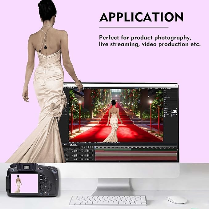 Light Purple Photography Backdrop for Photoshoot, Photo Backdrop Curtain, Perfect Light Purple Backdrops for Party Portrait Photoshoots Video Studio 10FTx10FT