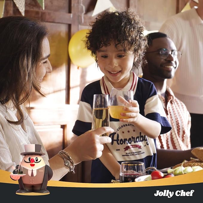 JOLLY CHEF 36 Pack Stemless Plastic Champagne Flutes 9 oz, Crystal Clear Stemless Plastic Toasting Glasses, Clear Disposable Unbreakable Drinkware Ideal for Wedding, Birthday, Party, Thanksgiving