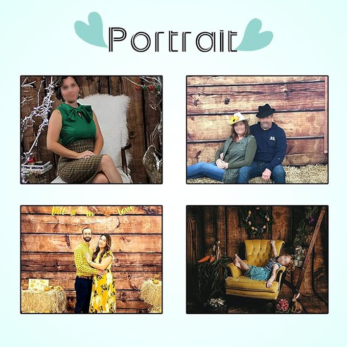 12x8ft Rustic Wood Backdrops for Photography Vintage Brown Worn Wooden Board Photography Background Baby Shower Birthday Wedding Backdrop Portrait Wallpaper Vinyl Photo Studio Props Large Size