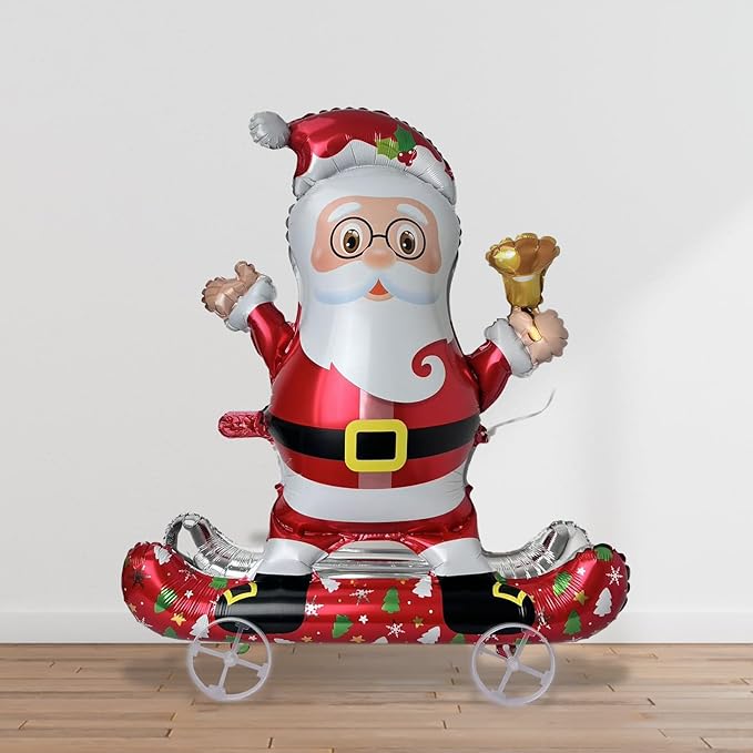 Walking Christmas Balloons, Self-Standing Foil Balloons for Christmas Party Decorations, New Year, Birthday Party Supplies(Walking7)