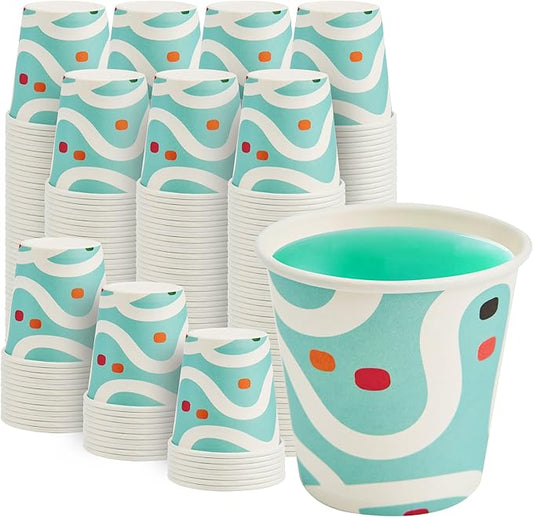 RACETOP [300 Pack] Paper Cups 3 oz, Bathroom Cups 3 oz, Disposable Bathroom Paper Cups, Small Mouthwash Cups, Ideal for Party