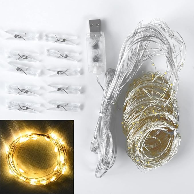 Purple Backdrop Curtains with Lights String for Wedding Birthday Party 10ft×10ft Sheer Tulle Backdrop Curtain for Bridal Shower Baby Shower Photo Shoot Background Wall Decorations 2 Panels 5×10ft