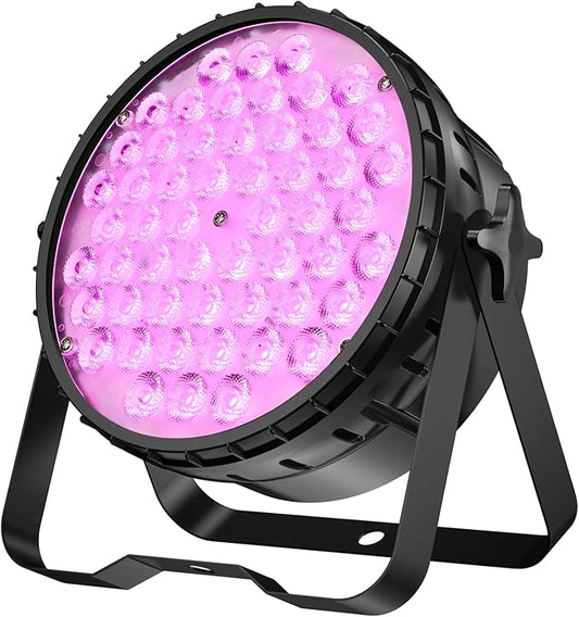 Big Dipper LED Stage Lights Par Lights 54X4W RGBW 4in1 Bright Lighting with High CRI Master-Slave DMX 512 Sound Activated Uplights for Event Concert Club Church 1 Pack