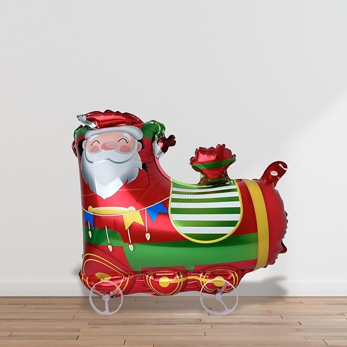 Walking Christmas Balloons, Self-Standing Foil Balloons for Christmas Party Decorations, New Year, Birthday Party Supplies (Walking4)