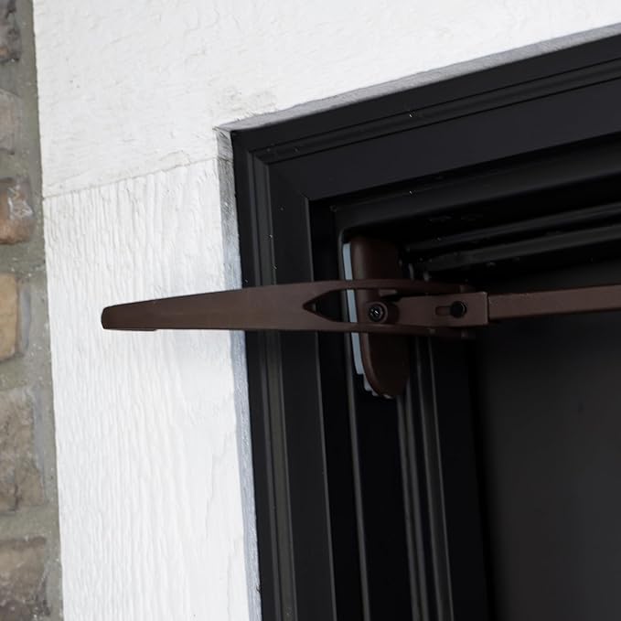 VILLAGE LIGHTING COMPANY [Front Door Garland Hanger] - Adjustable to Different Door Widths | Heavy-Duty Cast Iron | Decorative Christmas Decor | No Nails, Screws, or Damage