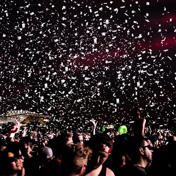 250Grams Rectangle Silver Metallic Confetti, Large Glitter Throwing Metallic Foil Confetti, Table Scatter Confetti Decorations for Wedding, Graduation Party, Birthday, Silver