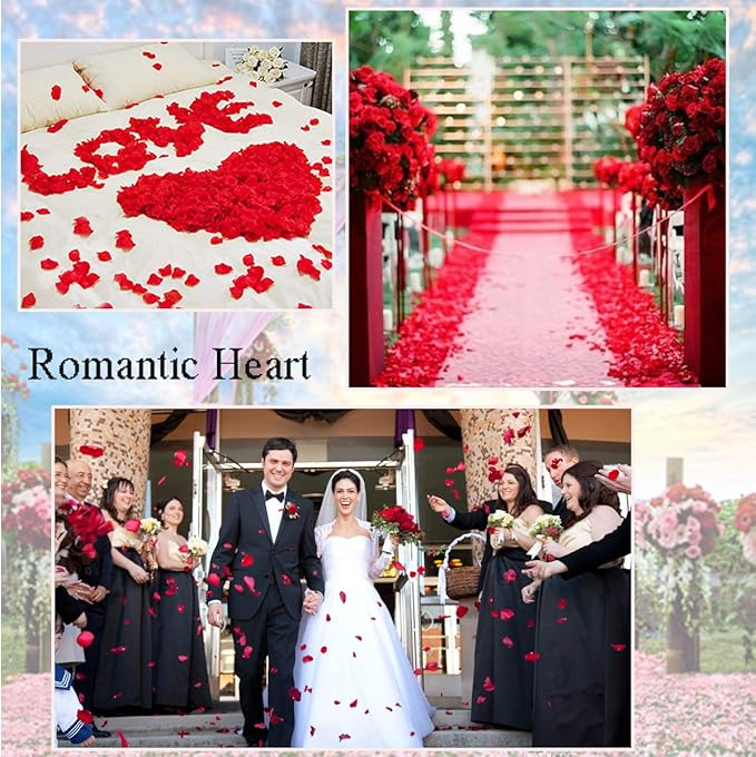 Heart Confetti Decoration - Romantic Decor for Valentine's Day,Mother's Day,Birthday,Anniversary,Thanksgiving,Christmas,New Year (400PCS Mix)