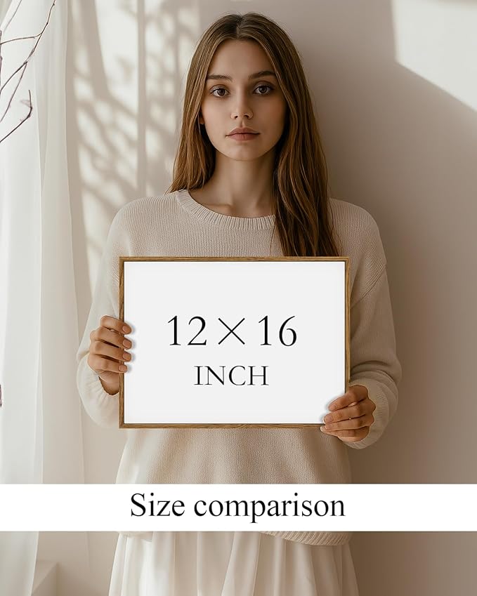 InSimSea Framed Canvas Wall Art Vintage Decor, Landscape Paintings Wall Decorations for Living Room, Retro Wall Art for Bedroom Office Decor, Grassland Classical Painting Prints Room Decor, 12"x16"