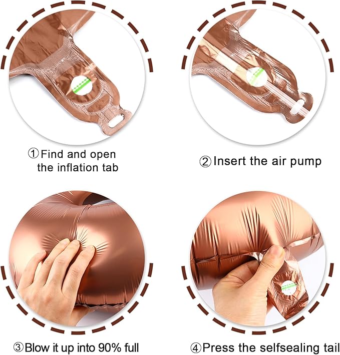 40 Inch Dark Brown 3 Large Number Balloon, 3 13 23 30 33 36 Coffee Brown Birthday Party Decorations, Number Three Foil Balloons for Anniversary Party Graduations Celebration Supplies