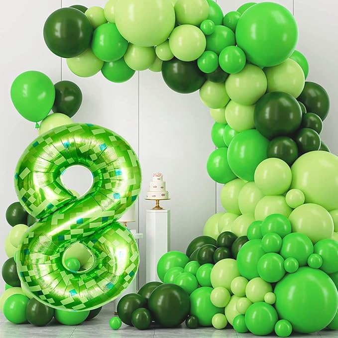 Walking Balloons, Self-Standing Large Foil Balloons for Theme Party Decoration(Number 1) (Pixel)
