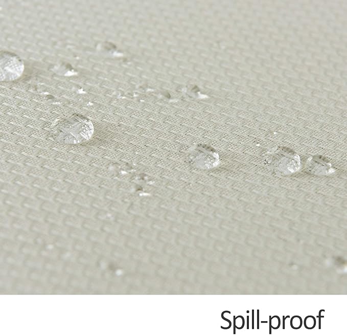 maxmill Round Textured Tablecloth Spill-Proof Wrinkle Free Soft Jacquard Table Cloth for Circular Table Cover, for Dining Room Buffet Banquet Parties Holiday Dinner, 70 Inch Ivory