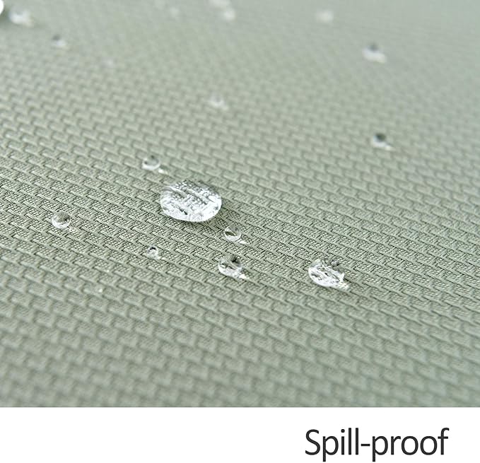 maxmill Textured Tablecloth Stain Resistant Waterproof and Wrinkle Resistant Washable Soft Table Cloth, Fabric Table Cover for Dining Room and Outdoor Use, Rectangle 60 x 120 Inch, Sage Green