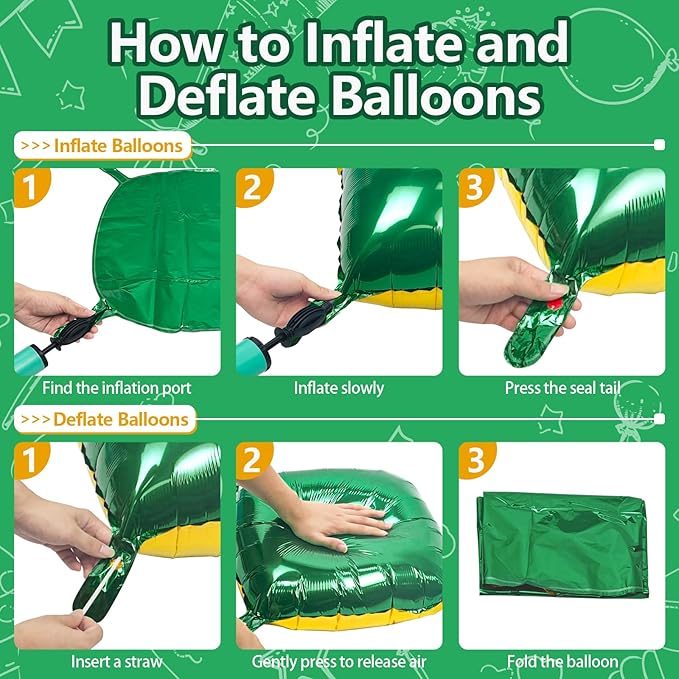 NISOCY 25PCS Christmas Balloons Green Gold Square Foil Balloon Wall Backdrop Double Sided Deep Green Gold Balloons Arch Kit for Birthday New Year Graduation St. Patrick's Day Party Decorations