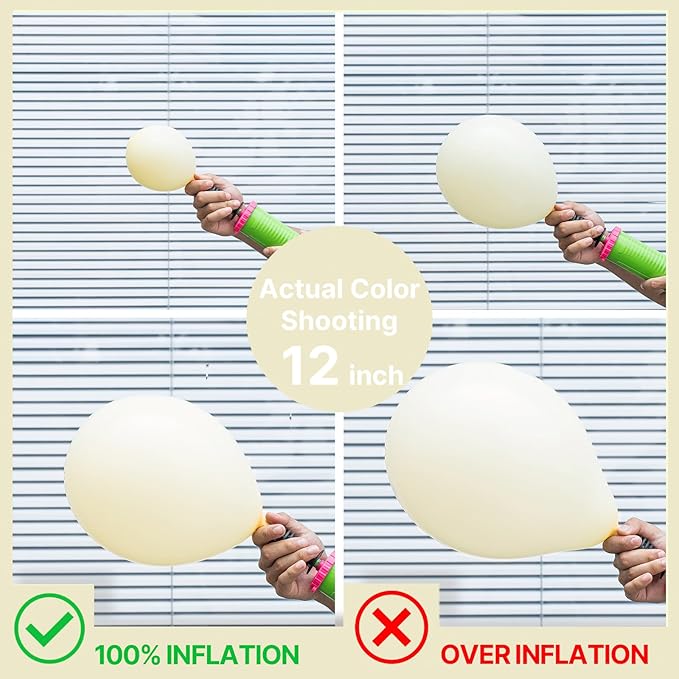 PartyWoo Pastel Yellow Balloons 100 pcs Different Sizes of 36 18 12 10 5 Inch Small Mini Light Pale Yellow Balloon Arch Kit Garland for Baby Shower Easter Birthday Party Decorations Yellow-Q07