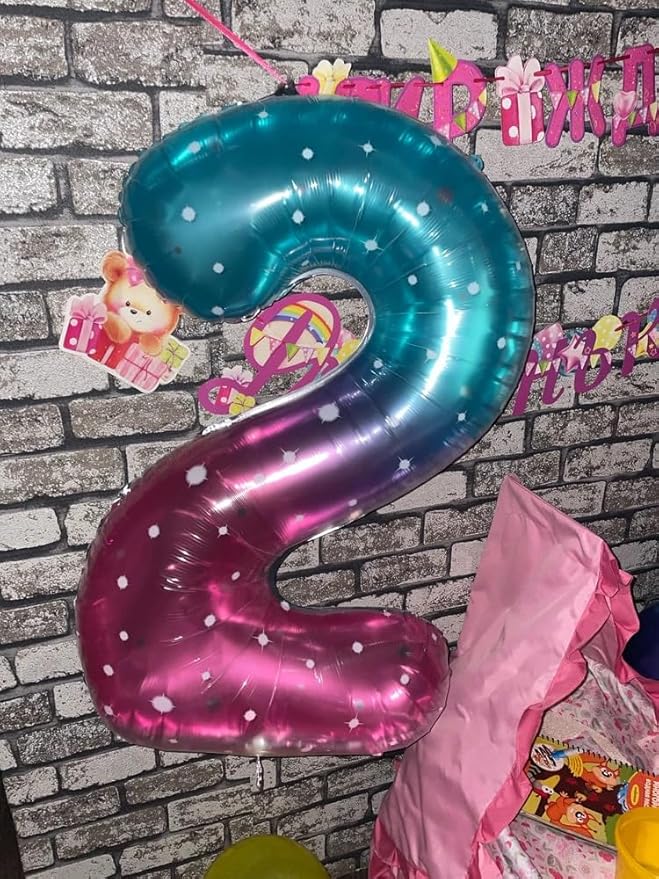 10 Balloon Number, Starry Sky Number 10th Birthday Balloons 40 Inch, 10 Years Old Starry Sky Birthday Decorations for Boys Girls, 10th Anniversary Decorations