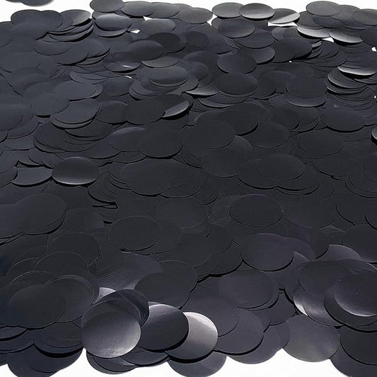 Black Confetti 5000 Pieces 1 Inch Table Confetti Glitter Dots for Wedding Baby Shower Birthday Party Table Decorations(1.76 OZ)