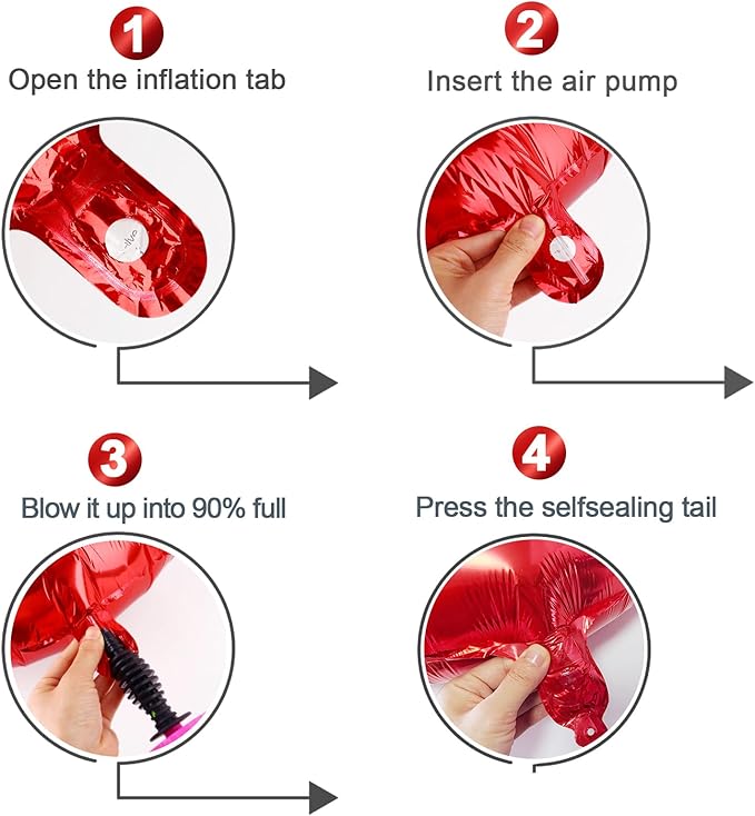 10 Balloon Number, Red Number 10th Birthday Balloons 40 Inch, 10 Years Old Red Birthday Decorations for Boys Girls, 10th Anniversary Decorations