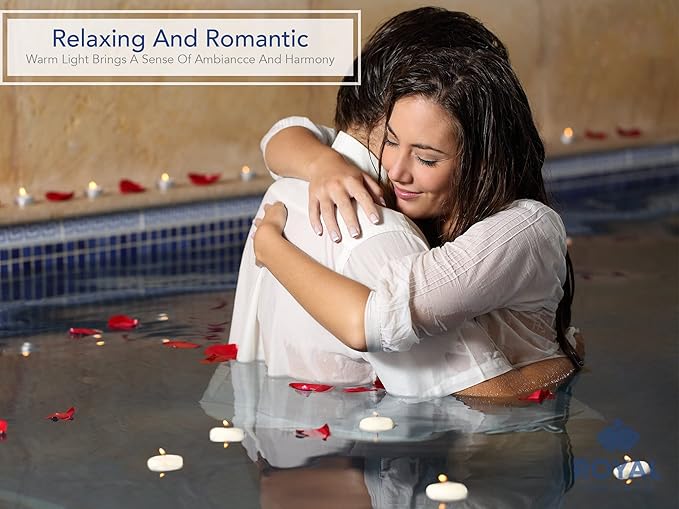 Royal Imports White Floating Candles 2” - Made in USA Pack of 72 Unscented Dripless Wax Discs - 5 Hour Burn Time - for Centerpieces, Weddings, Events, Home Décor