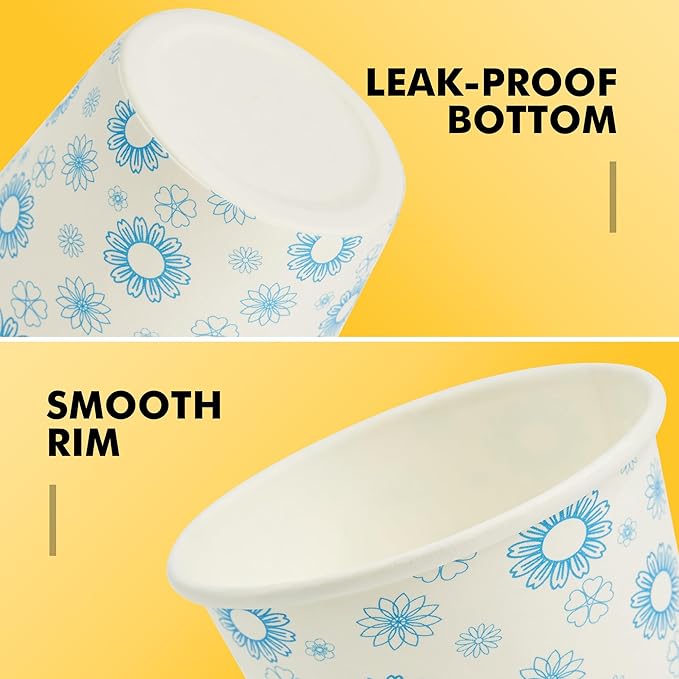 RACETOP [300 Pack] Paper Cups 3 oz, Bathroom Cups 3 oz, Disposable Bathroom Paper Cups, Small Mouthwash Cups, Ideal for Party, Travel, Events, Picnic