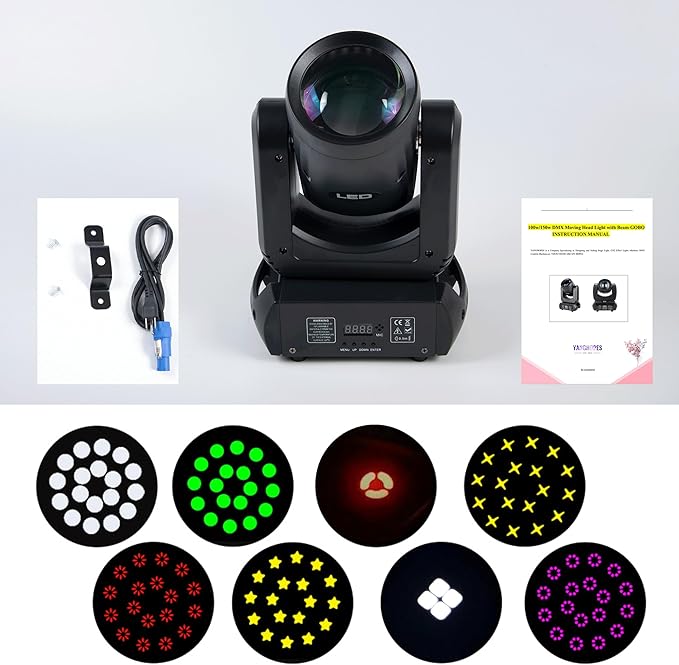 150w LED Moving Head Light RGBW Beam Lights with DMX for Live Show DJ Disco Events Party Stage Lighting KTV Wedding