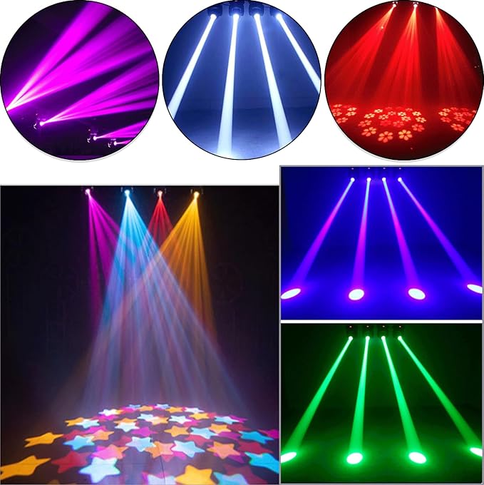 150w LED Moving Head Light RGBW Beam Lights with DMX for Live Show DJ Disco Events Party Stage Lighting KTV Wedding
