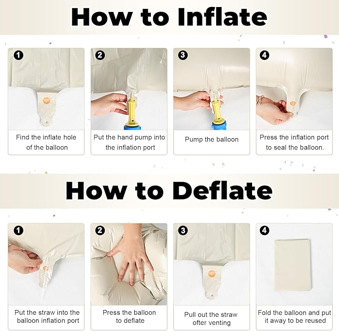 Giant Alphabet K Foil Balloons, Nude Cream White Custom Mylar Letters Balloon Birthday Decor, 40 Inch Helium Self Inflating Beige K Name Balloons Letter for Girls Baby Shower Party Decoration Supplies