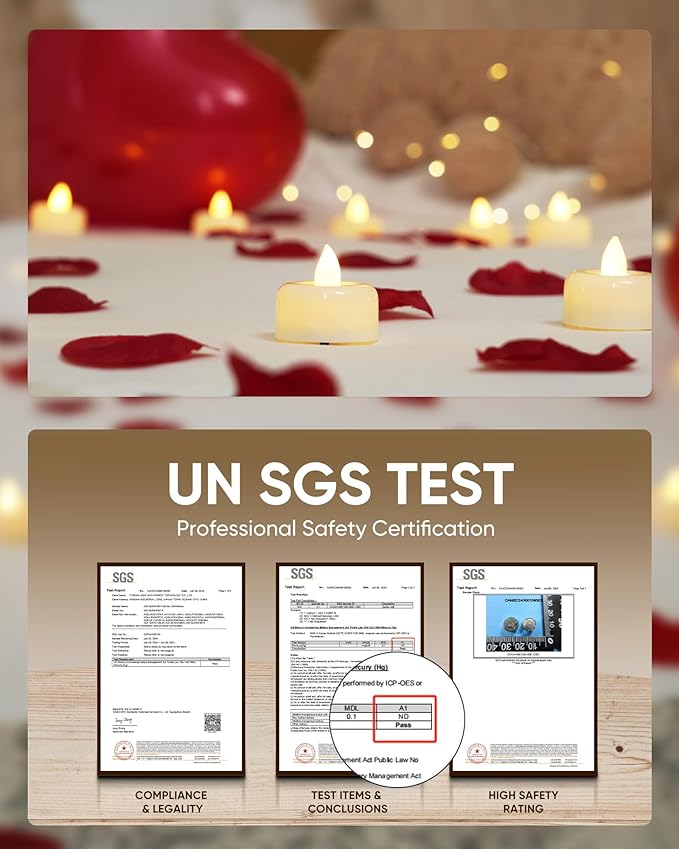 Raycare 150Pack Battery Operated Tea Lights Candles, Long Lasting Fake Candles, Flameless LED Tea Lights, Electric Candle for Wedding, Centerpieces, Home Decor, Halloween, Christmas