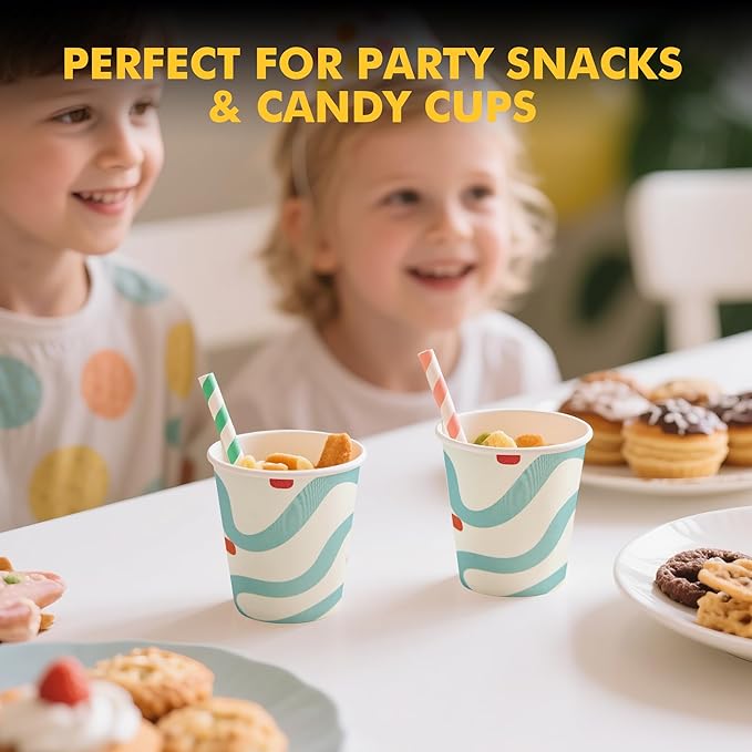 RACETOP [300 Pack] Paper Cups 3 oz, Bathroom Cups 3 oz, Disposable Bathroom Paper Cups, Small Mouthwash Cups, Ideal for Party, Travel