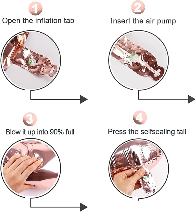 10 Balloon Number, Rose Gold Number 10th Birthday Balloons 40 Inch, 10 Years Old Rose Gold Birthday Decorations for Boys Girls, 10th Anniversary Decorations