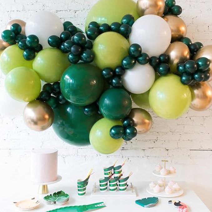 PartyWoo Lime Green Balloons 4 pcs 36 Inch Extra Large Big Jumbo Giant Neon Yellowish Light Green Latex Balloons for Graduation Halloween Summer Baby Showers Birthday Party Decorations Green-Y6