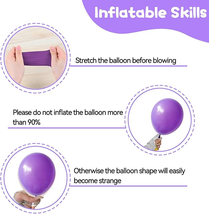 Pink Blue Purple Balloons, Pack of 50 12 inch Balloon with Metallic Silver Purple Teal Green Balloons for Magic Theme Birthday Baby Shower Party Decorations Supplies