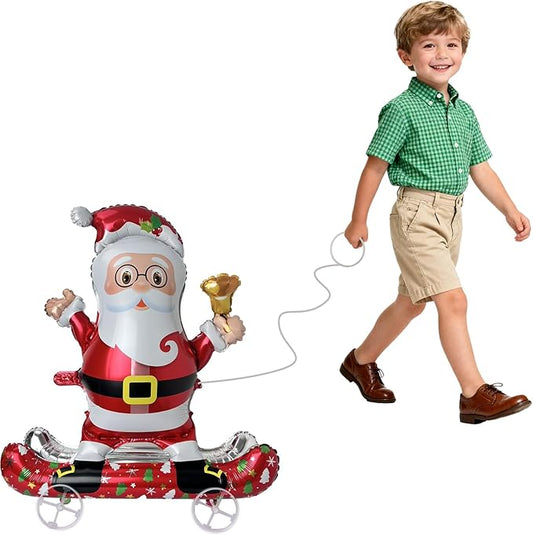 Walking Christmas Balloons, Self-Standing Foil Balloons for Christmas Party Decorations, New Year, Birthday Party Supplies(Walking7)