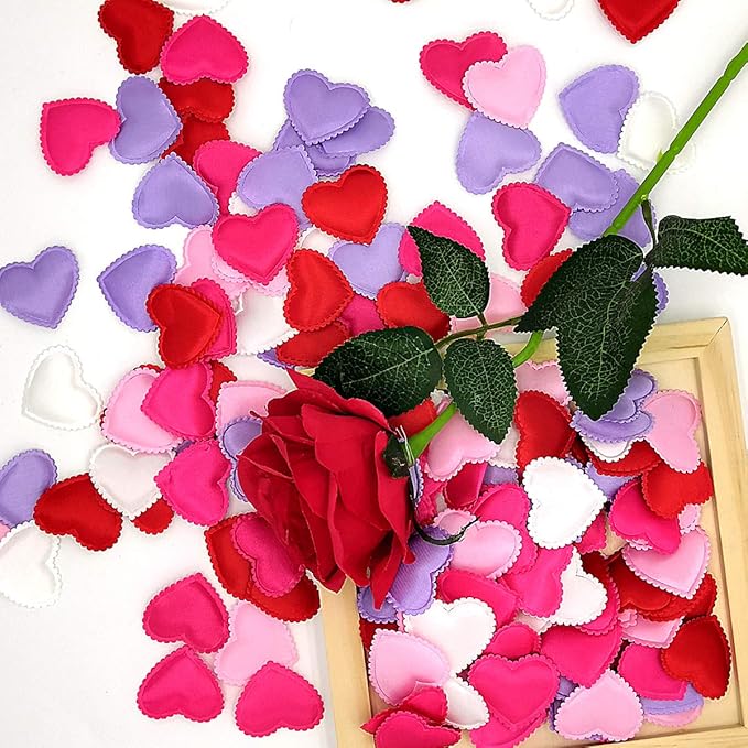 Heart Confetti Decoration - Romantic Decor for Valentine's Day,Mother's Day,Birthday,Anniversary,Thanksgiving,Christmas,New Year (400PCS Mix)