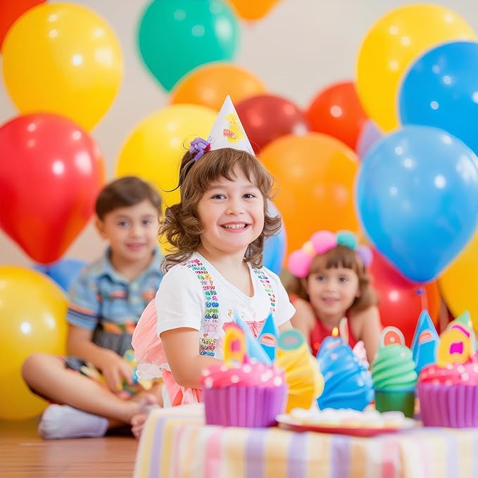 100 PCS Balloons, 12 Inch Assorted Colors Balloon & 10 Kinds of Color Balloons, Latex Balloon Bulk for Birthday, Baby Shower, Wedding, Family Party.