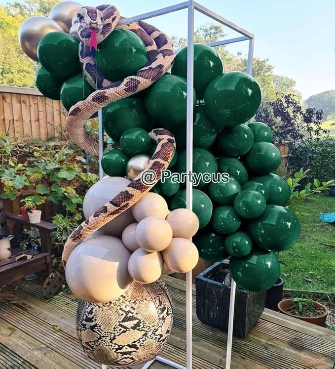 Dark Green Balloon Garland Arch Kit Double Stuffed Emerald Green Latex Balloon Different Sizes 18 12 5In for Birthday Baby Shower Anniversary Graduation Party Decoration