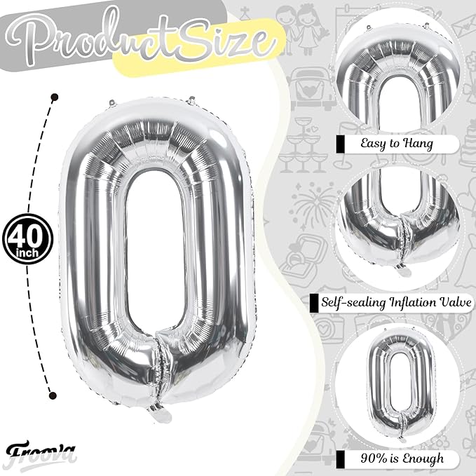 Large Silver BRIDE TO BE Balloons for Bridal Shower Bachelorette Party Decorations, 40 Inch BRIDE TO BE Mylar Balloon Letter, Silver Foil Balloon Banner for Women Engagement Hen Party Decor Supplies