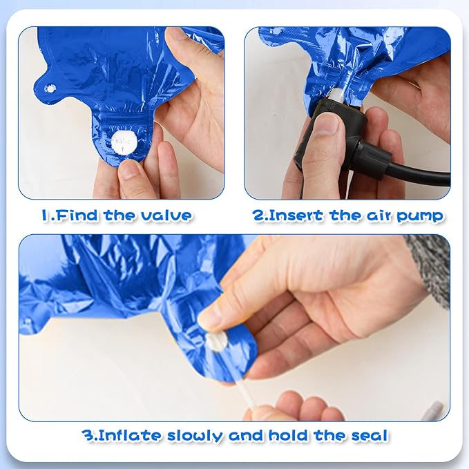 Blue Balloons Star Balloons Christmas Gifts Graduation Foil Balloon Mylar Helium Metallic 12pcs 18 Inch Arch Kit Blue Birthday Decorations Party Decorations Baby Shower Anniversary Wedding Halloween