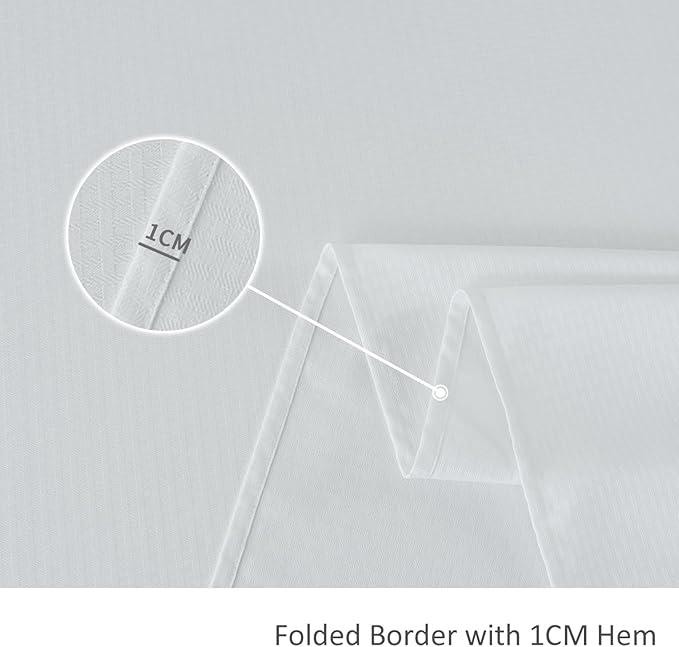 maxmill Square Tablecloth Weaved Texture Stain Resistant Waterproof Wrinkle Resistant Washable Soft Table Cloth, Decorative Fabric Table Cover for Dining Room Dinner and Parties, 52 x 52 Inch, White