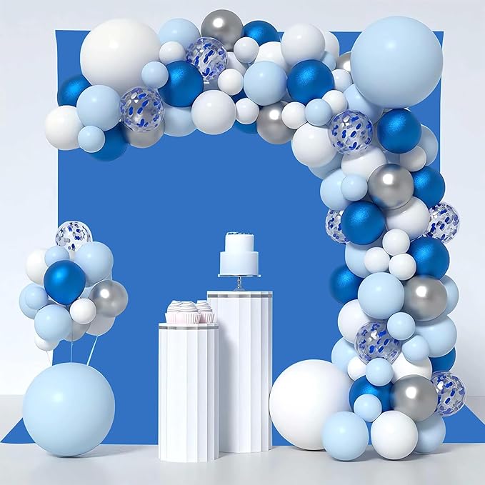 Royal Blue Backdrop, Photo Booth Portrait Photography Backdrops, Studio Blue Screen Backdrop for Photoshoot Streaming Video Shooting, Photo Backdrop 10x20ft