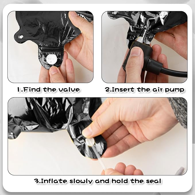 Black Star Balloons Christmas Gifts Black Star Foil Balloon Set Mylar Helium Metallic 12pcs 18 Inch Birthday Decorations Room Decor Graduation Decoration Party Baby Shower Anniversary Wedding