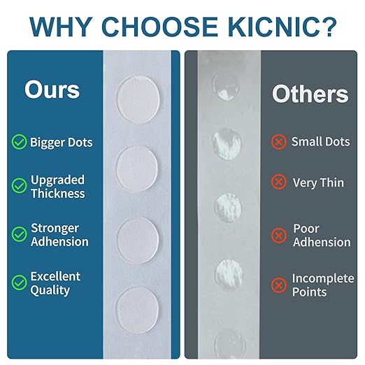 KICNIC Balloon Arch Strip Kit for Garland, 164 Feet Balloon Tape Strips and 1000 Glue Point Dot Stickers for Party Wedding Birthday Baby Shower Graduation Decorations