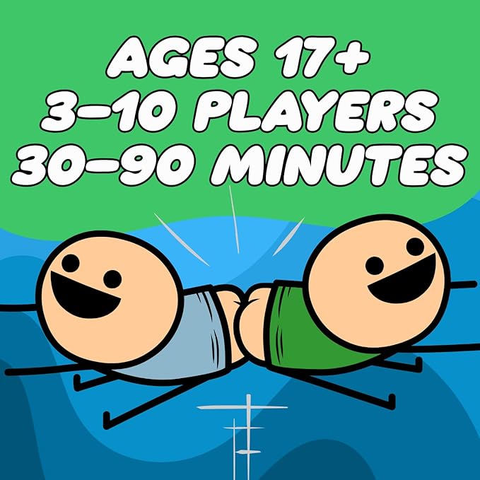 Joking Hazard by Cyanide & Happiness - 360+ Funny & Inappropriate Comic Cards, Hilarious Party Games | Includes Add-Your-Own-Words Cards | Main Card Game