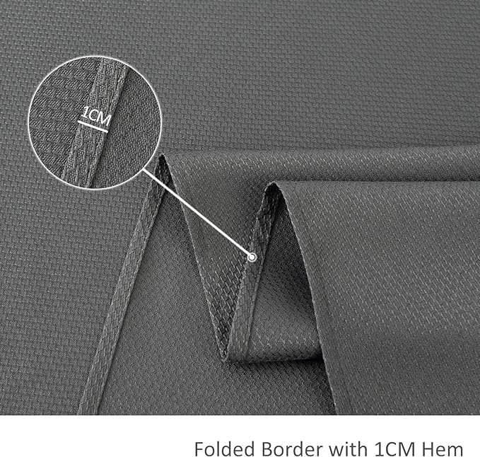 maxmill Textured Tablecloth Water Resistance Antiwrinkle Spill Proof Jacquard Table Cloth, Fabric Table Cover for Buffet Banquet Parties Event Holiday Dinner, Square 70 x 70 Inch, Charcoal