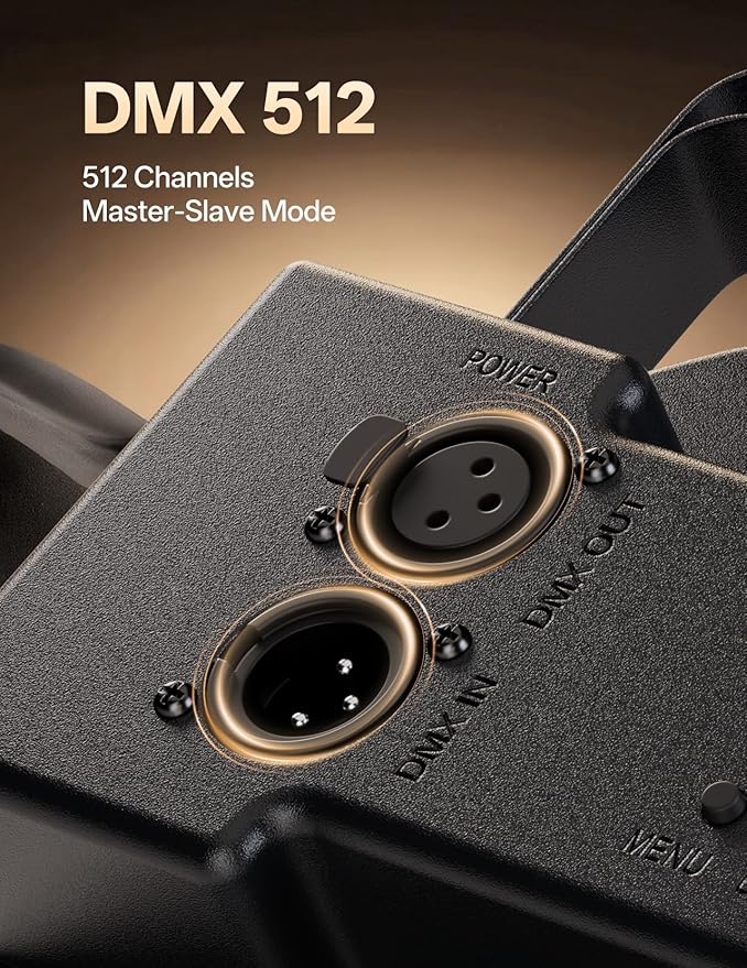 LED Par Lights 36 LED Stage Lights 7 Modes RGB DJ Lights with Sound Activated Remote and DMX Control DJ Uplighting for Birthday Party Events Wedding Christmas Stage Lighting (4 Packs)