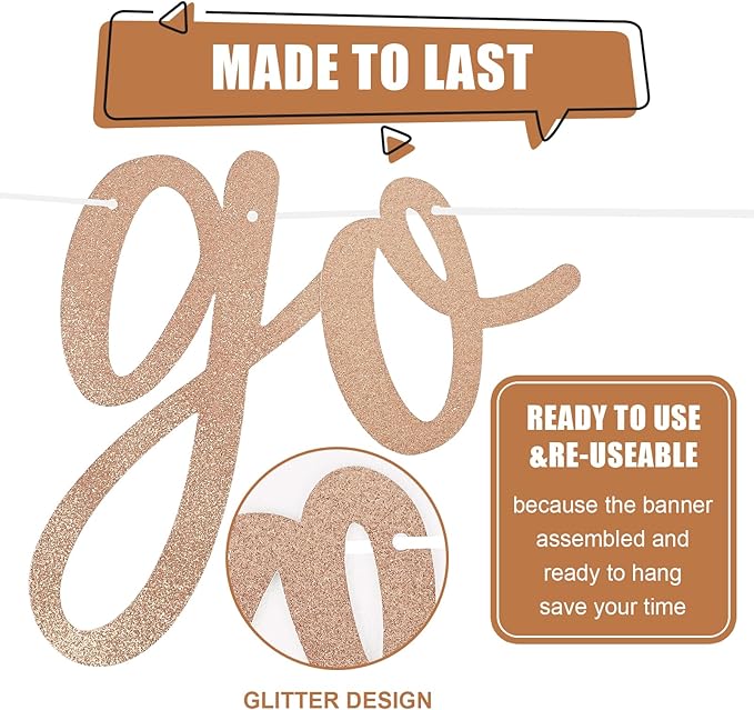 Rose Gold Go Shawty It's Your Birthday Banner Balloons Set, Glitter Happy Birthday Banner with Rose Gold Confetti Balloon Star Foil Balloon for Girls Women Hip Hop Rap Theme Birthday Party Decorations